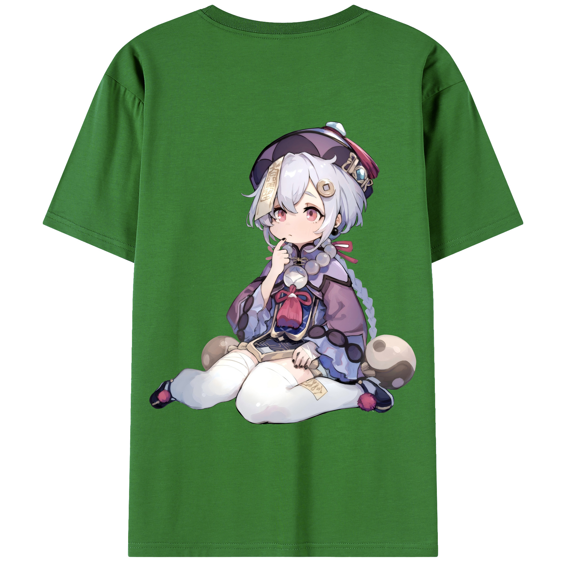 げんし神 七七 なな  genshin Nana レディース半袖Tシャツ(バックプリント)